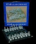 Star glass chess set